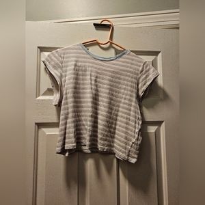 Cropped Striped Shirt